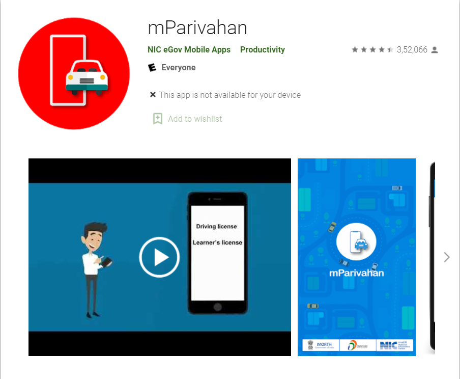 Mparivahan App download |