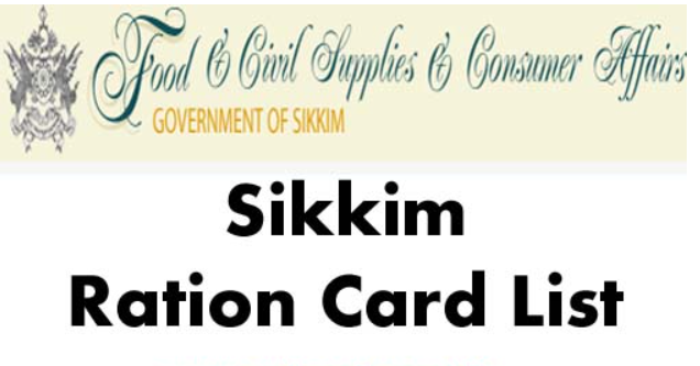 Sikkim Ration Card List