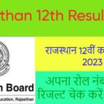 Rajasthan 12th Result 2023