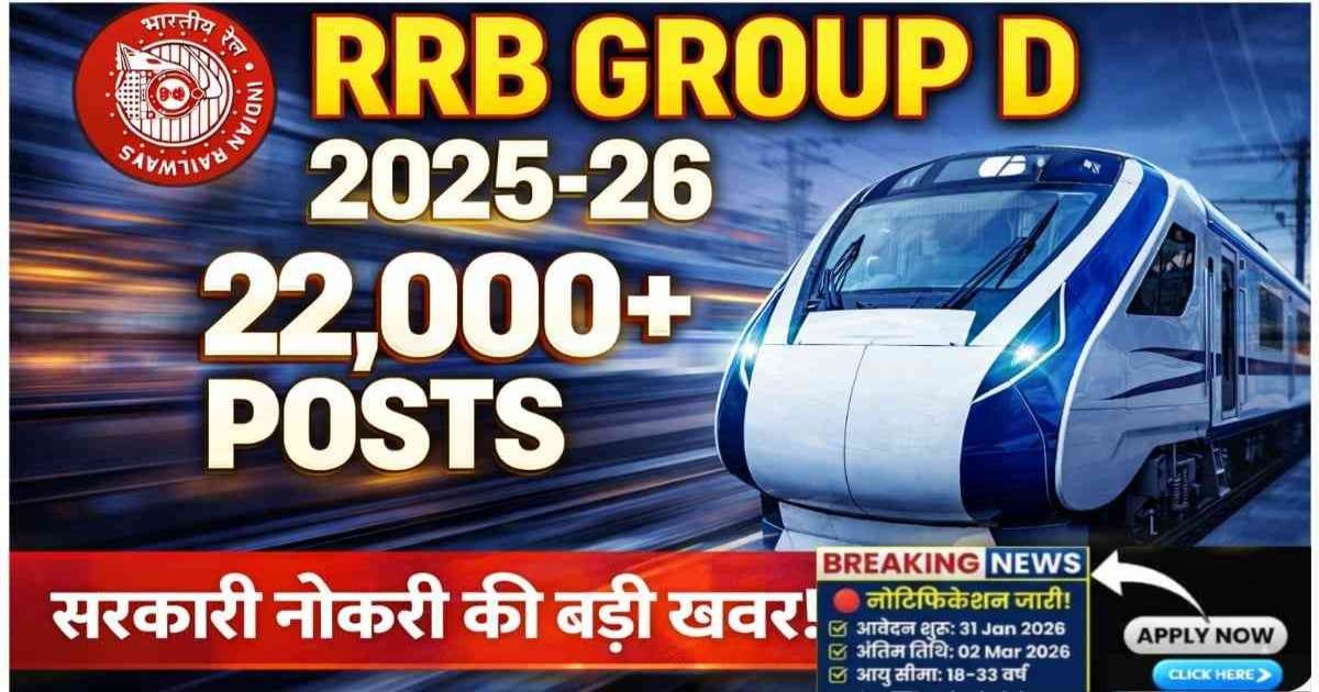 RRB Group D Recruitment 2026