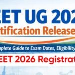 NEET 2026 Registration:NTA UG application form link out at neet.nta.nic.in; exam date NEET 2026 Registration