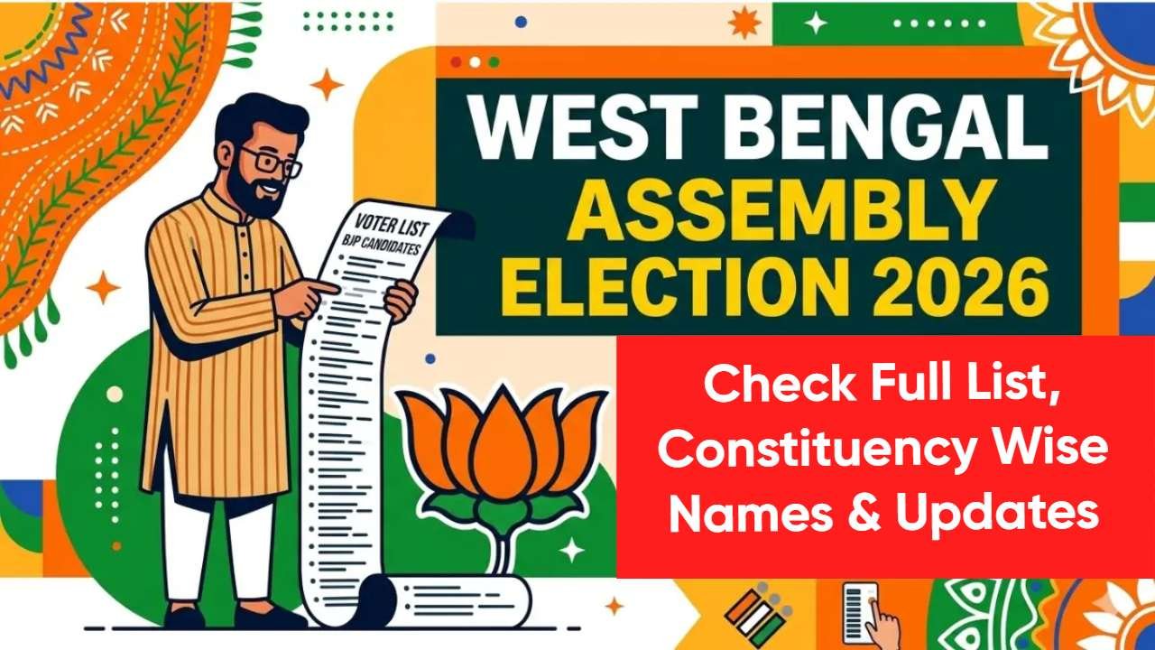 West Bengal Bjp Candidate List 2026